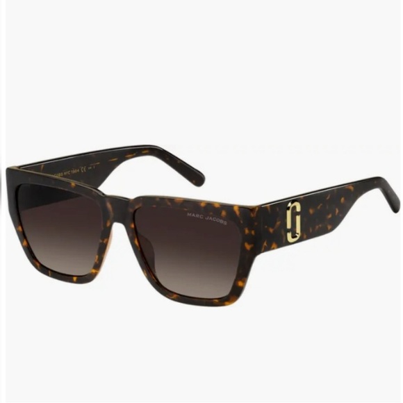 Marc Jacobs Tortoise Shell Sunglasses New With Case - Picture 11 of 11